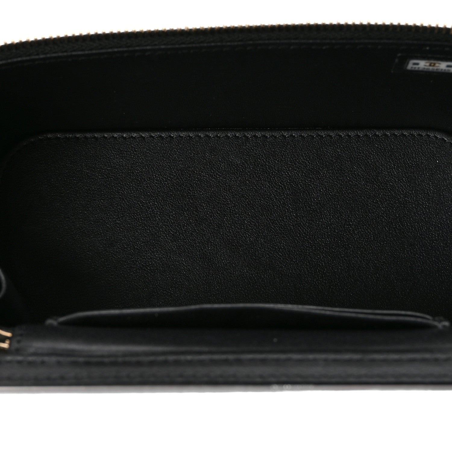 Chanel Lambskin Quilted Small Top Handle Vanity Case With Chain Black 5 of 10