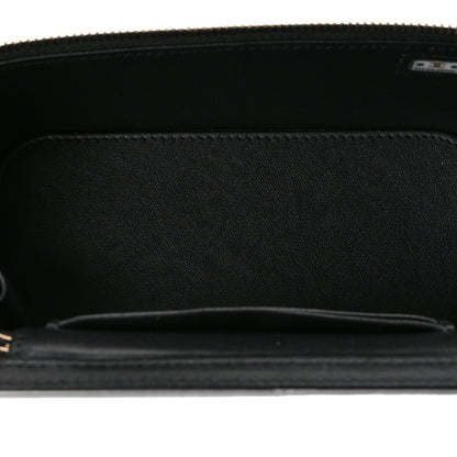 Chanel Lambskin Quilted Small Top Handle Vanity Case With Chain Black 5 of 10