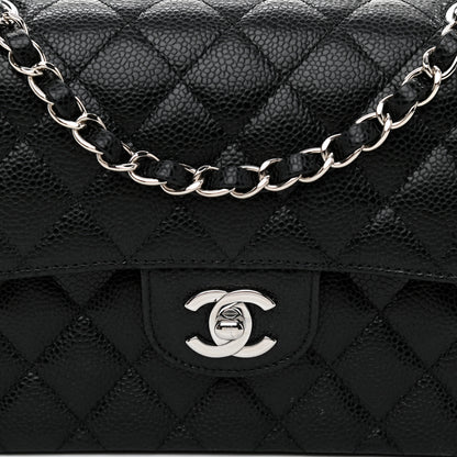 Chanel Caviar Quilted Small Double Flap Black 8 of 10