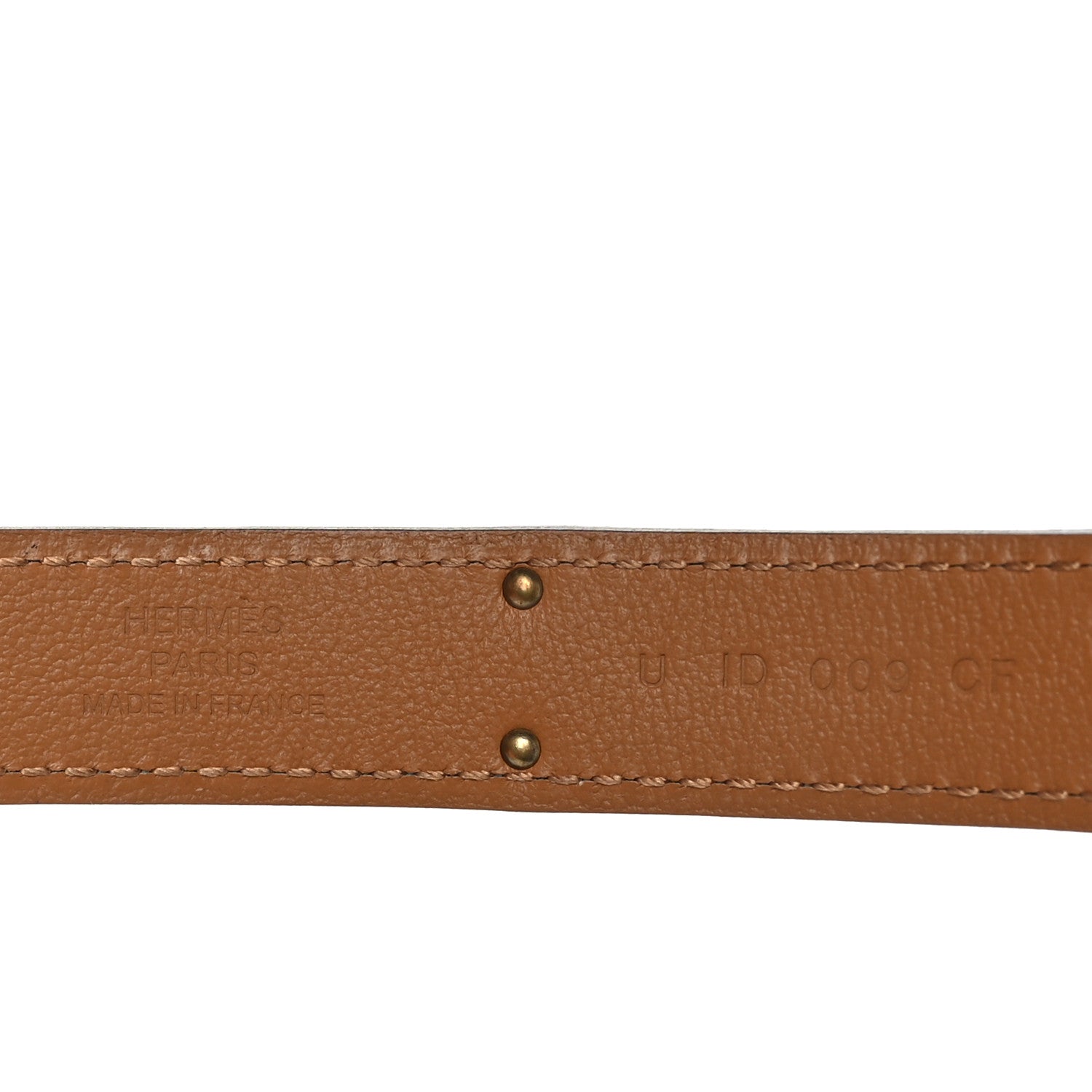 Hermes Epsom Kelly Belt White 4 of 4