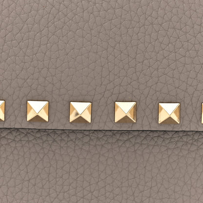 Valentino Garavani Grainy Calfskin Rockstud Crossbody Pouch Moon Taupe 7 of 12