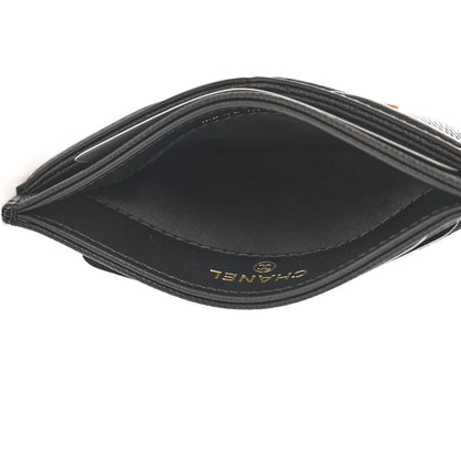 Chanel Caviar Quilted Filigree Card Holder Black 5 of 8
