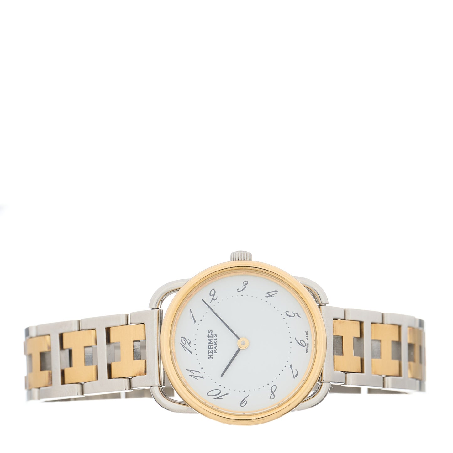 Stainless Steel 25mm Arceau Clipper Quartz Watch Gold