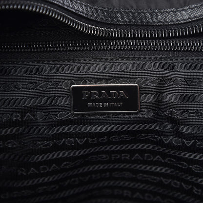Prada Tessuto Nylon Saffiano Tote Black 6 of 7