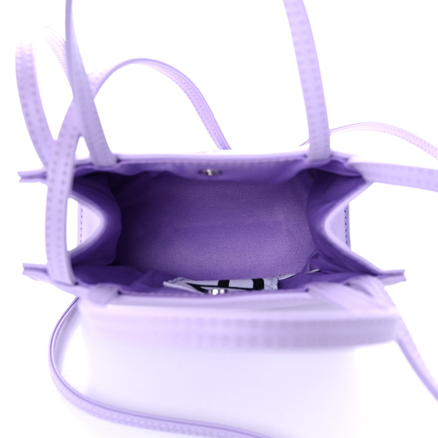 Vegan Leather Small Shopping Bag Lavender