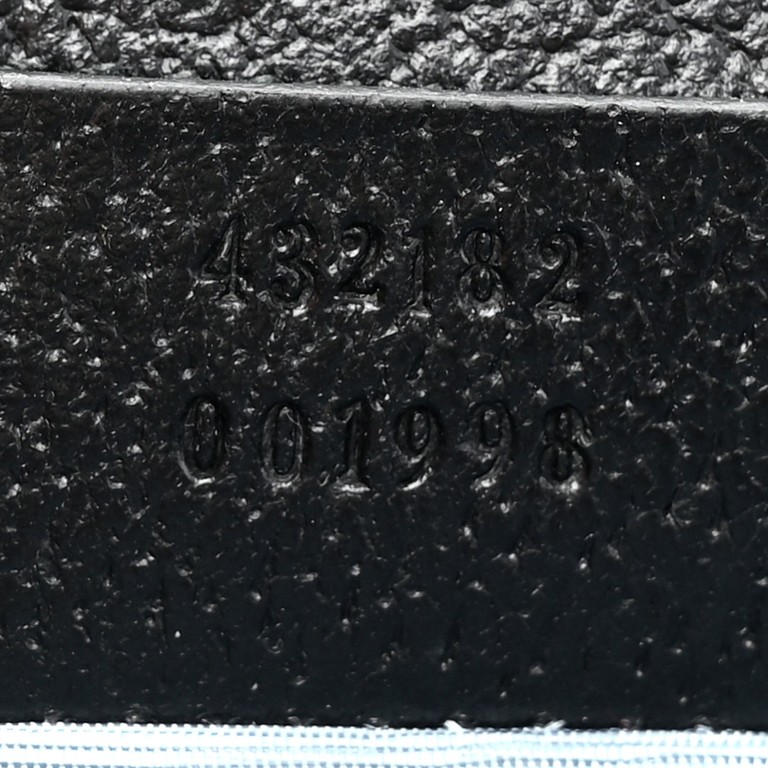 Gucci Grained Calfskin Bee Star Small Padlock Shoulder Bag Black 7 of 9