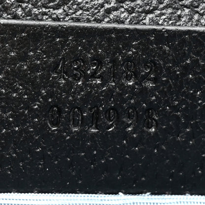 Gucci Grained Calfskin Bee Star Small Padlock Shoulder Bag Black 7 of 9