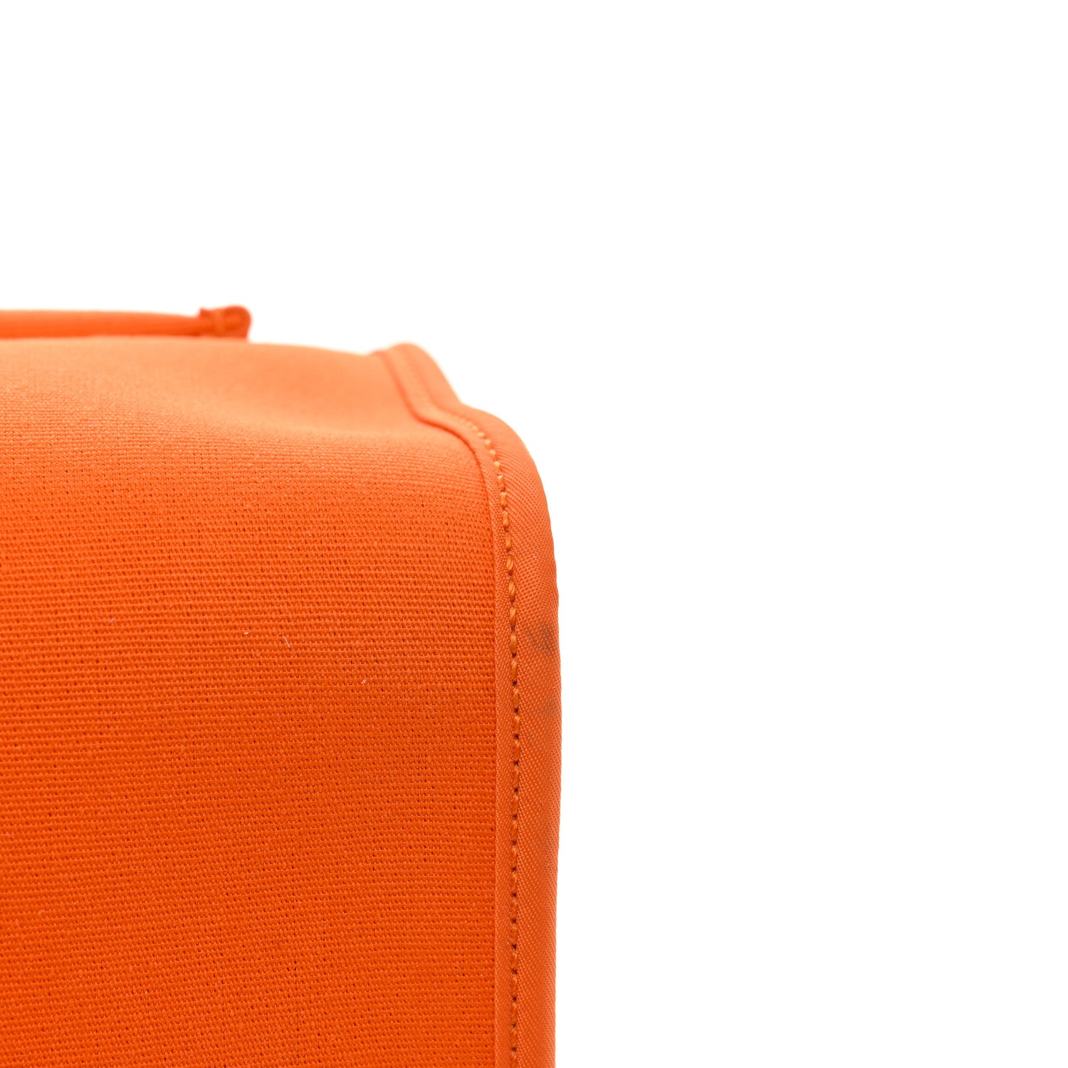 Hermes Vache Hunter Toile Herbag Zip 39 MM Orange Natural 12 of 12