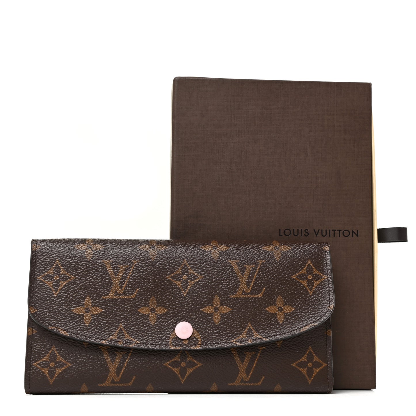Monogram Emilie Wallet Rose Ballerine