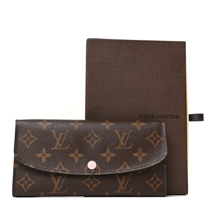 Louis Vuitton Monogram Emilie Wallet Rose Ballerine 10 of 10