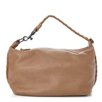 Bottega Veneta Cervo Deerskin Braided Shoulder Bag Camel 1 of 10