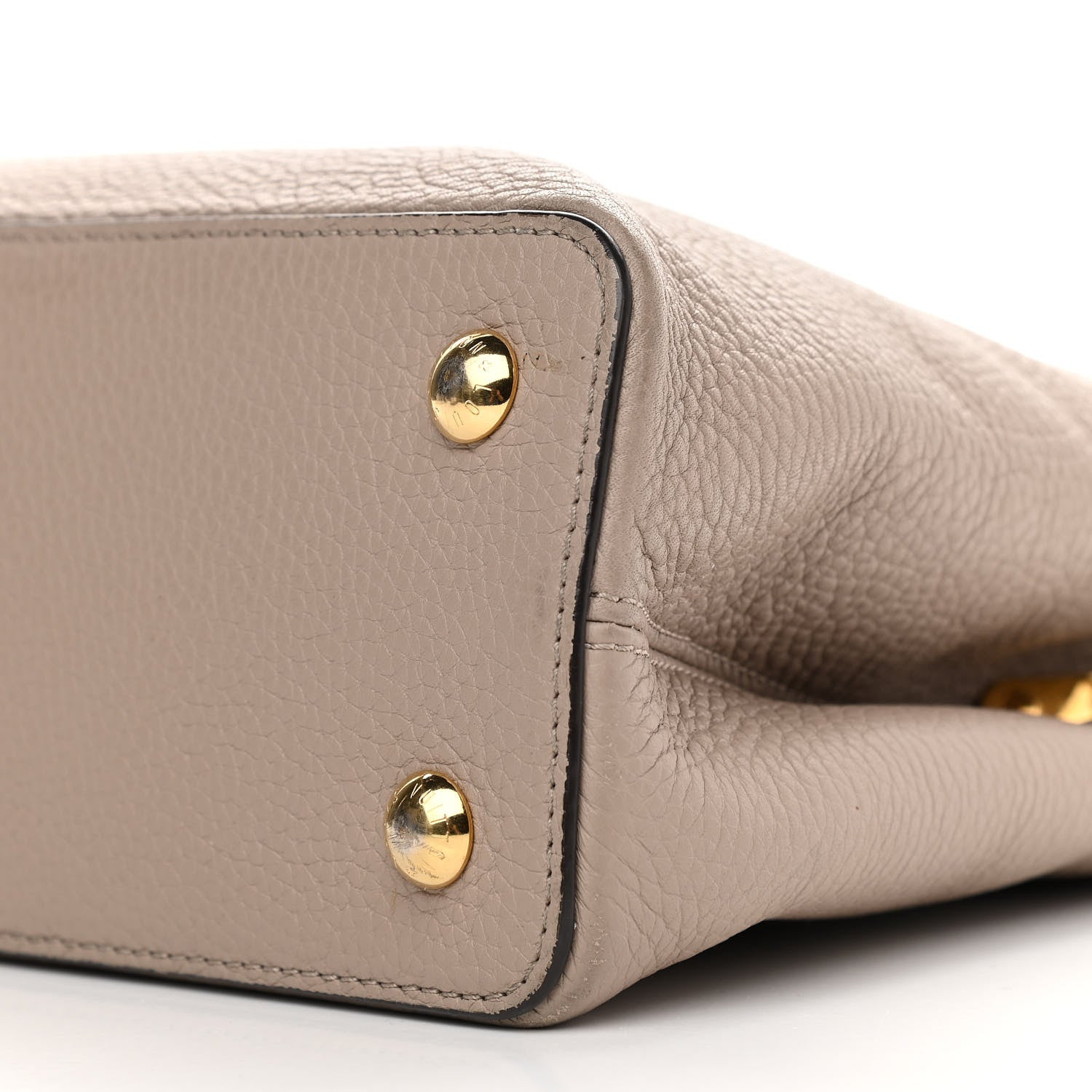 Louis Vuitton Taurillon Capucines PM Galet 8 of 9