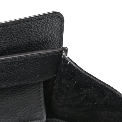 Celine Drummed Calfskin Mini Luggage Black 12 of 15
