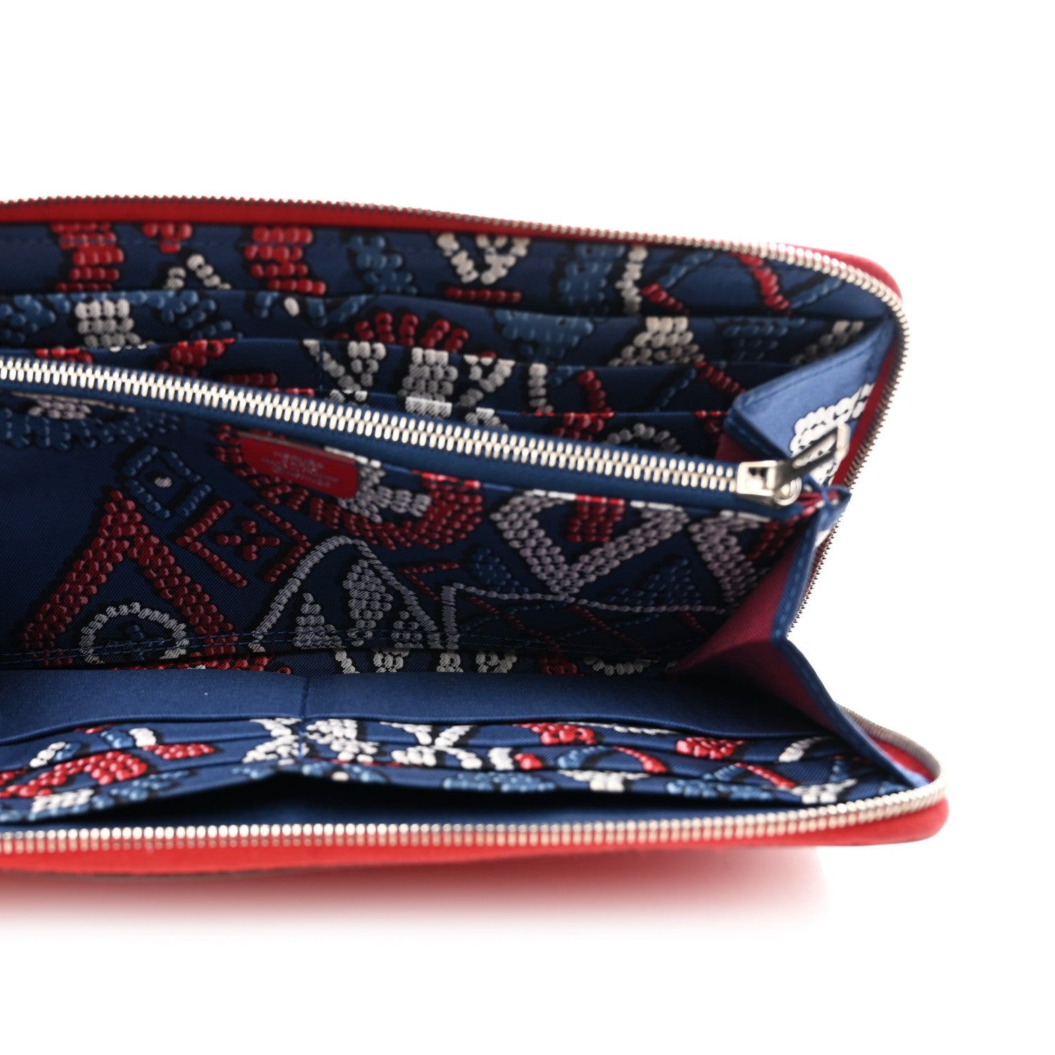 Hermes Epsom Silk'In Wallet Rubis 6 of 8