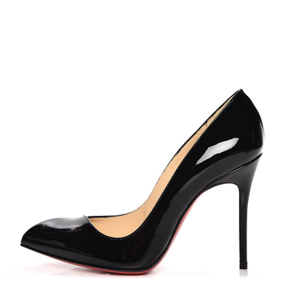 Christian Louboutin Patent Corneille 100 Pumps 34 Black 1 of 9