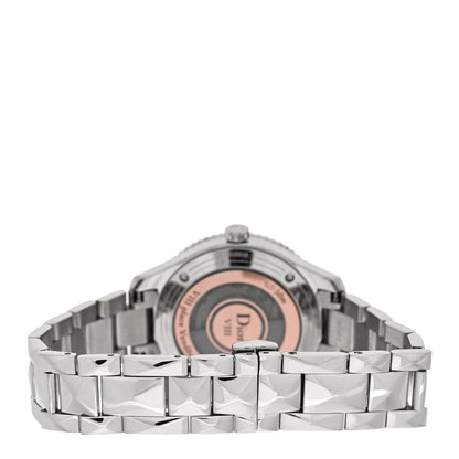 Christian Dior Stainless Steel Diamond Bezel 32mm Dior VIII Montaigne Automatic Watch 3 of 5