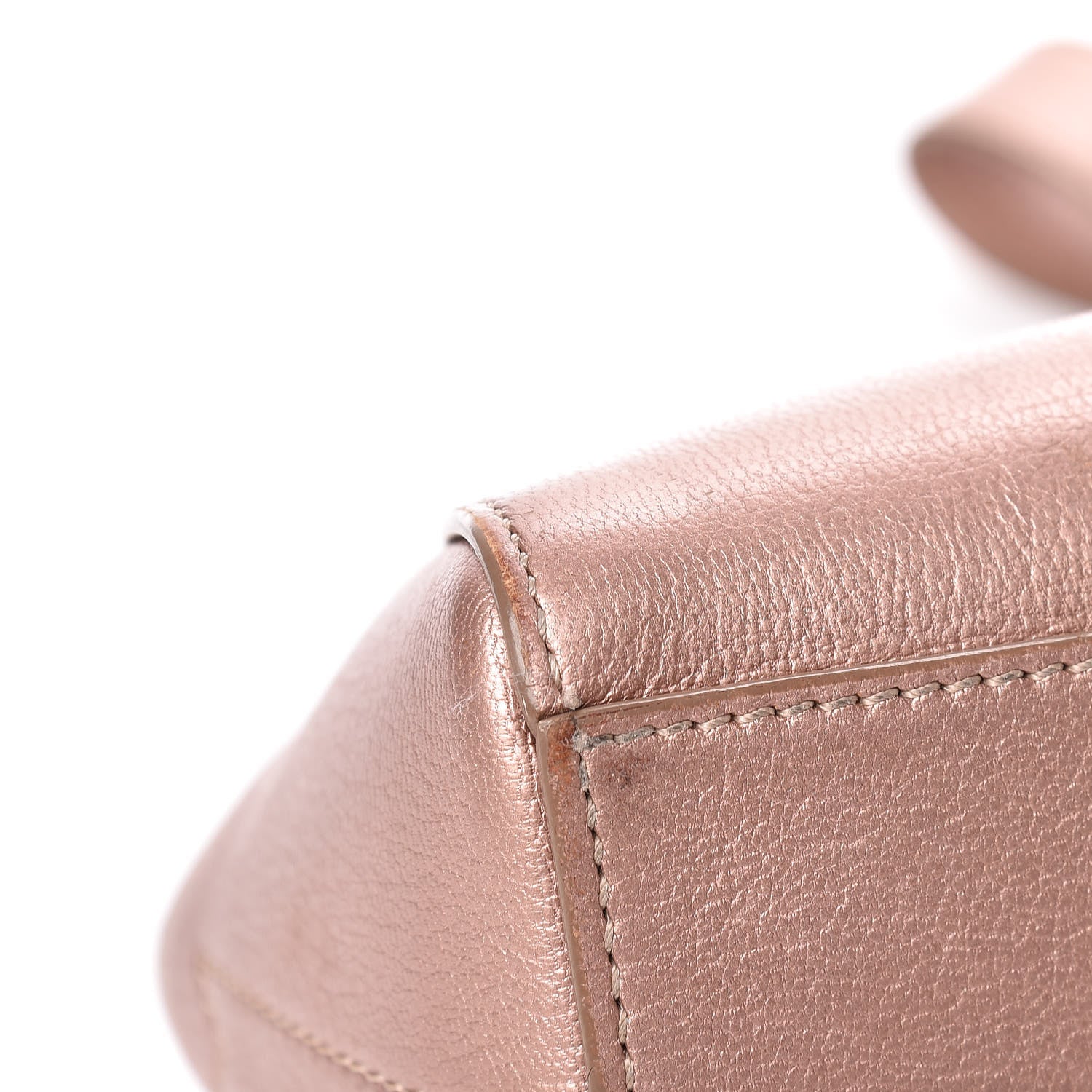 Givenchy Metallic Sugar Goatskin Small Antigona Beauty Wristlet Light Pink 17 of 21