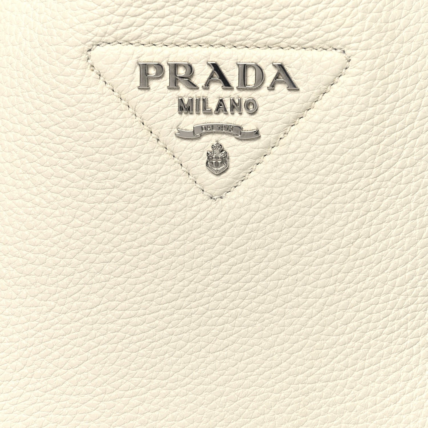Prada Vitello Daino Soft Mini Dynamique Tote Talco Black 7 of 9