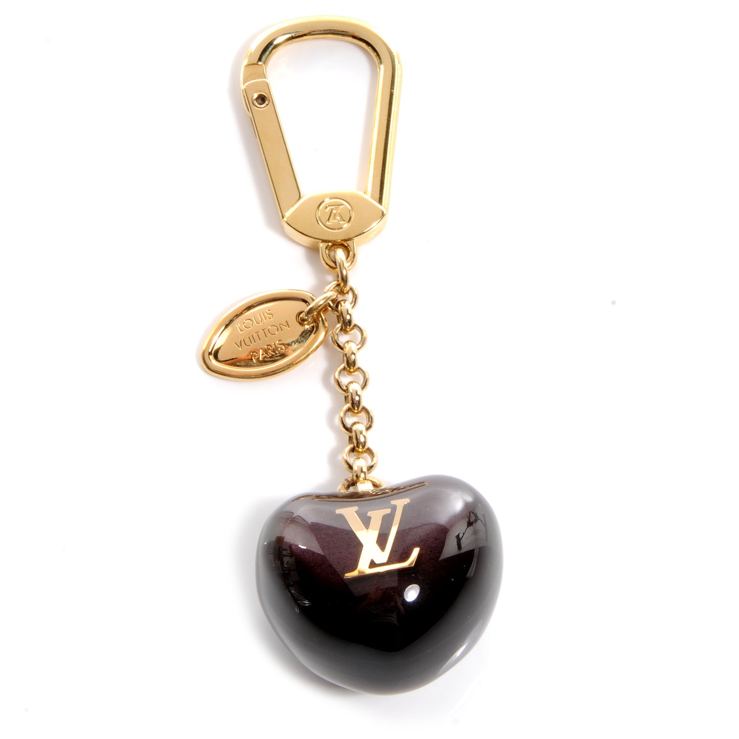 Pomme Bag Charm Key Holder Amarante