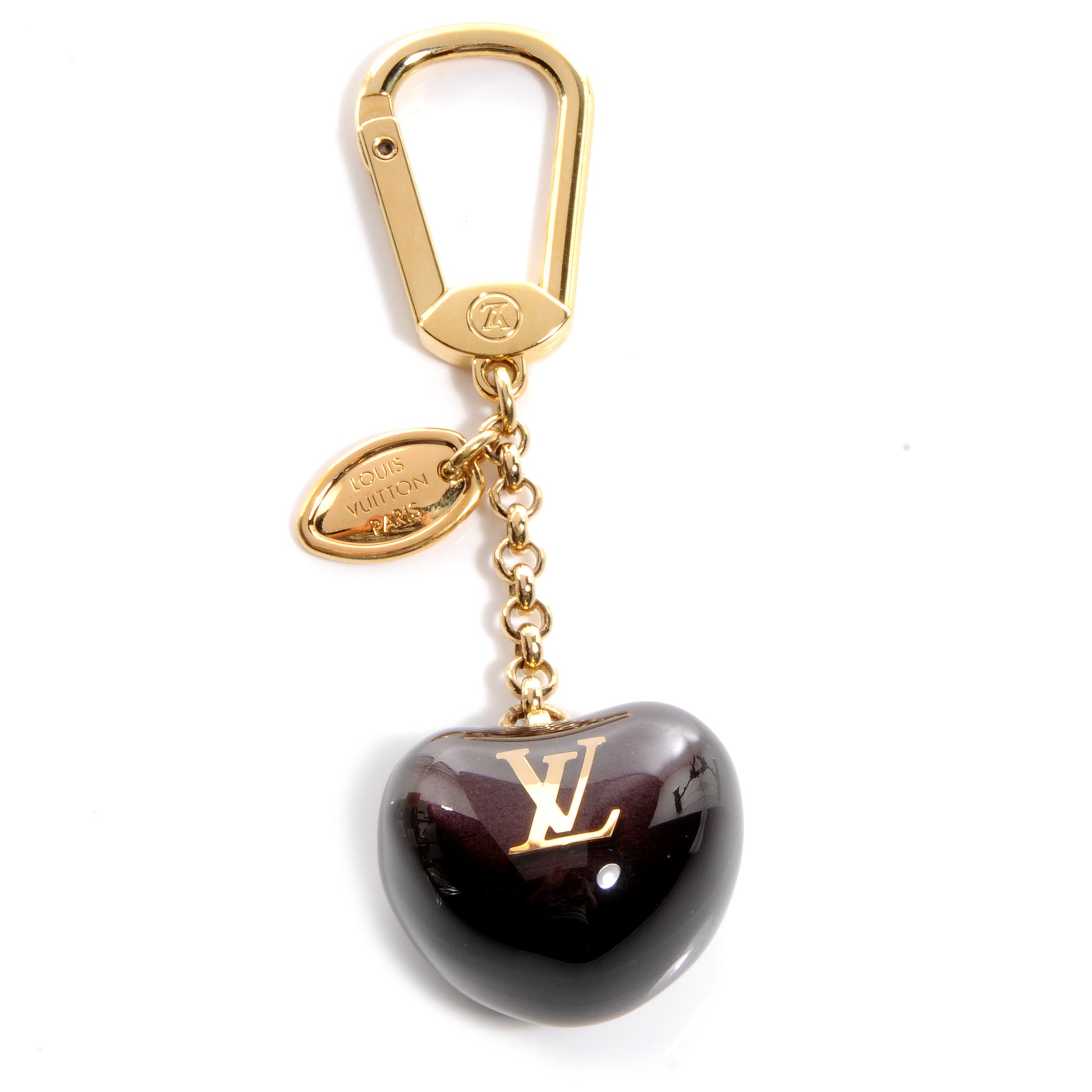 Louis Vuitton Pomme Bag Charm Key Holder Amarante 1 of 4