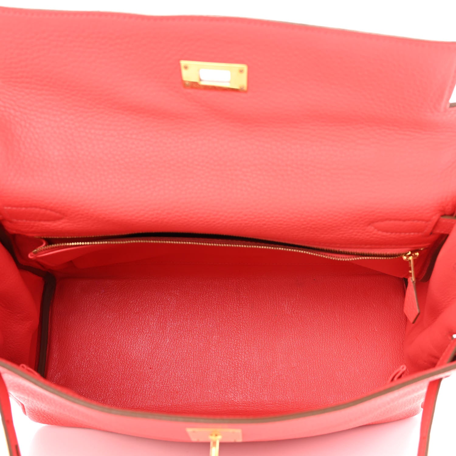 Hermes Taurillon Clemence Kelly Retourne 32 Rose Jaipur 5 of 14