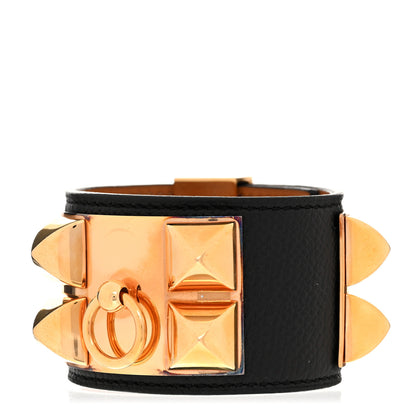 Hermes Epsom Collier de Chien CDC Bracelet XS Black 1 of 7
