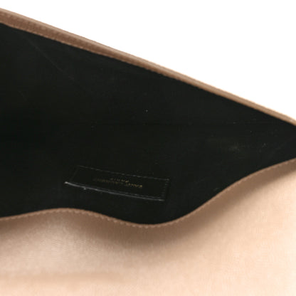 Saint Laurent Grain De Poudre Uptown Pouch Dark Beige 5 of 8