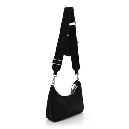 Prada Nylon Re-Edition 2005 Shoulder Bag Black 3 of 10