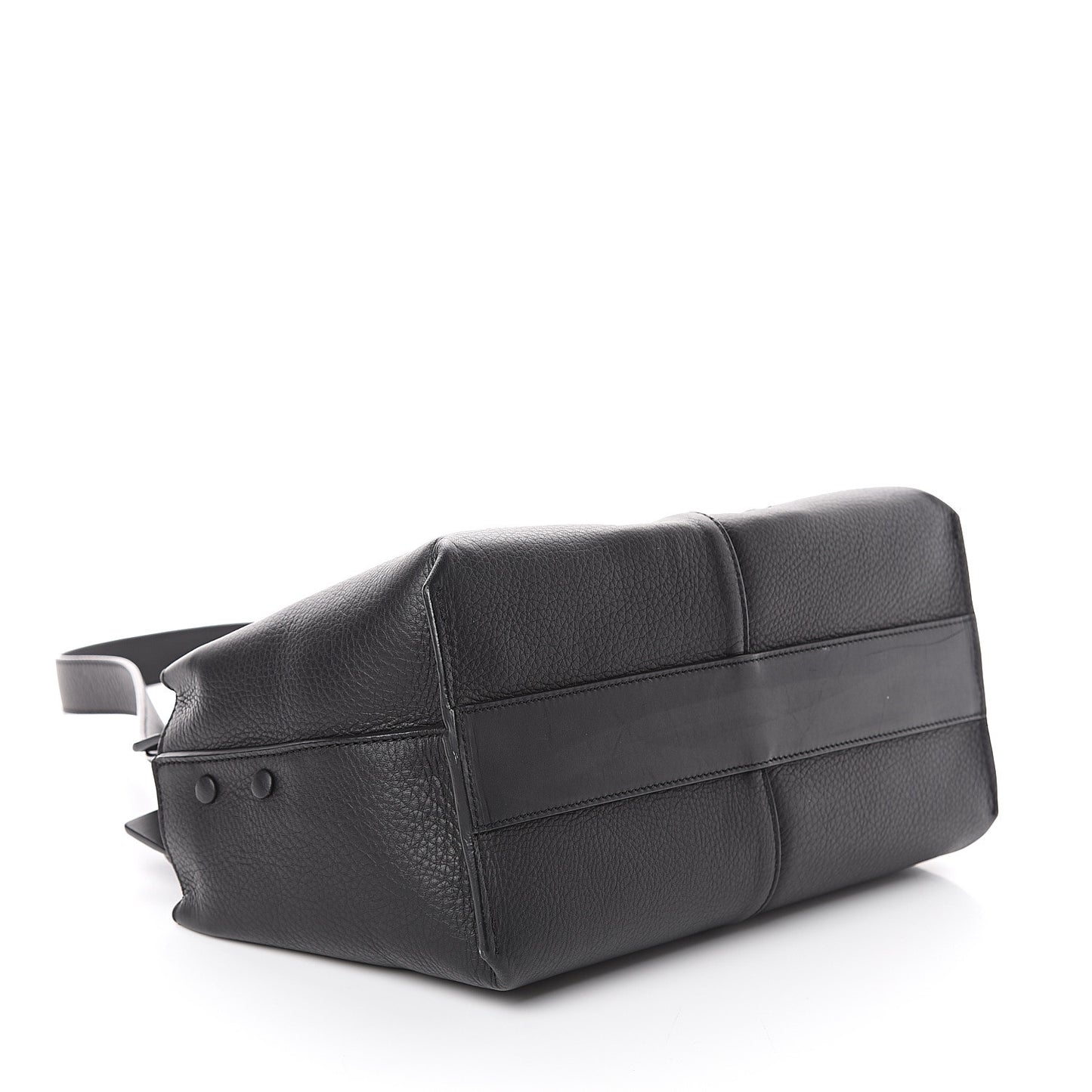 Grained Calfskin Small Cate Satchel Black