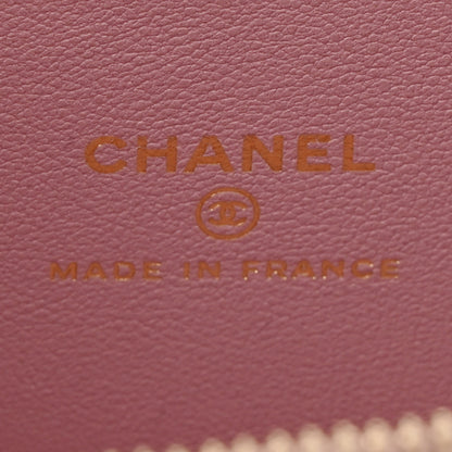 Chanel Lambskin Quilted Small Top Handle Vanity Case With Chain Pink 6 of 12