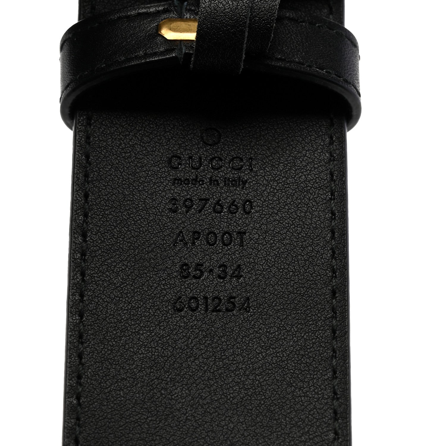 Gucci Moon Calfskin Double G 40mm Belt 85 34 Black 3 of 5