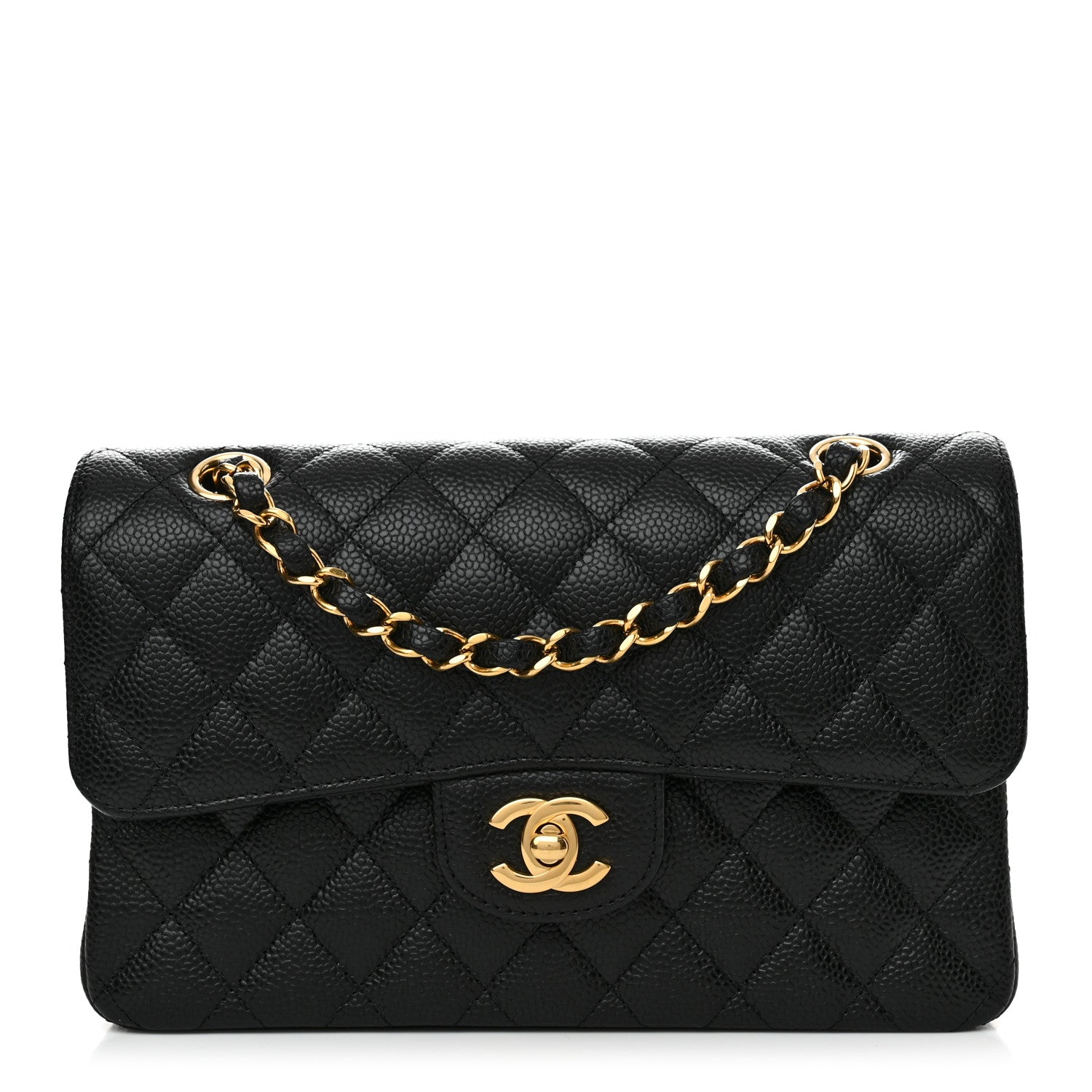 Chanel Caviar Quilted Small Double Flap Black 1 of 10