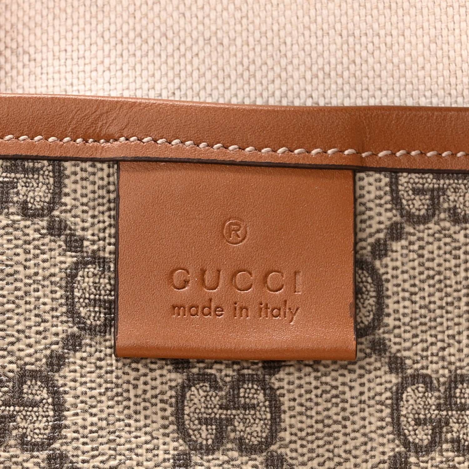 Gucci GG Plus Monogram Medium Signature Web Loop Tote Brown 6 of 10