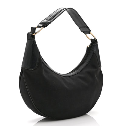 Gucci Monogram Half Moon Hobo Black 3 of 12