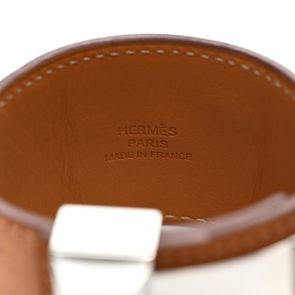 Hermes Barenia Collier De Chien CDC Bracelet S Fauve 4 of 6