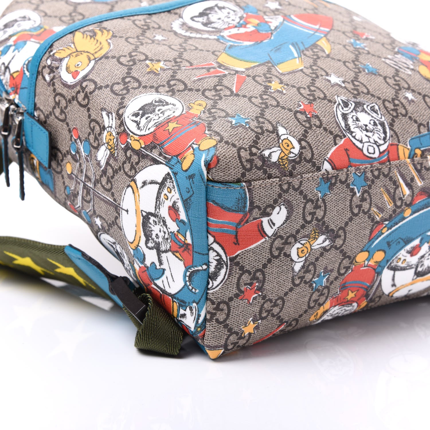 Gucci GG Supreme Monogram Space Cats Childrens Backpack 5 of 8