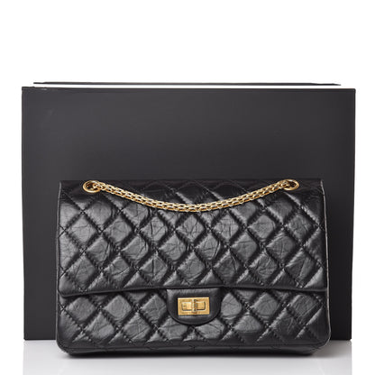 Chanel Aged Calfskin Quilted 2.55 Reissue 226 Flap Black 12 of 12