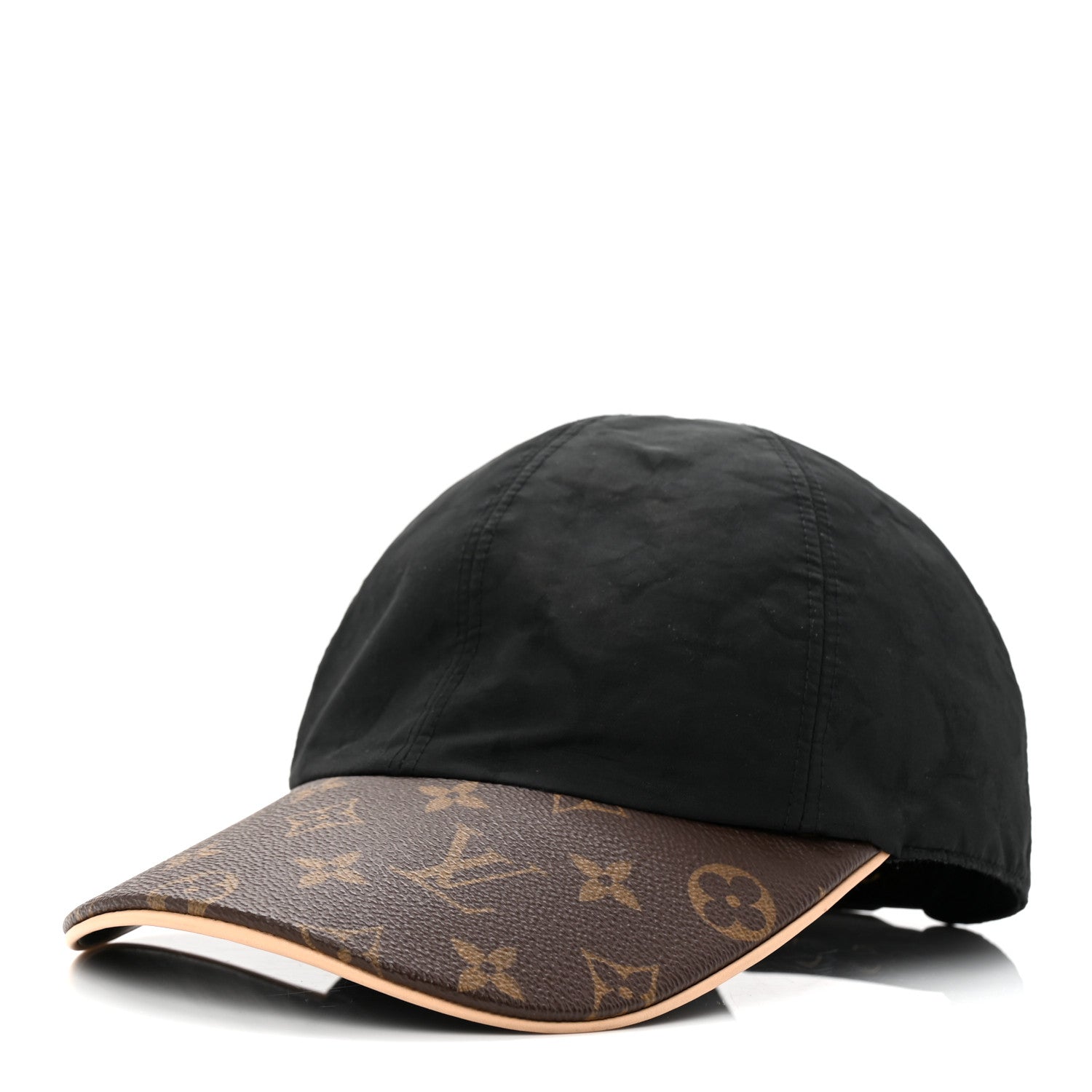 Louis Vuitton Polyester Silk Monogram LV Get Ready Cap Black 1 of 9