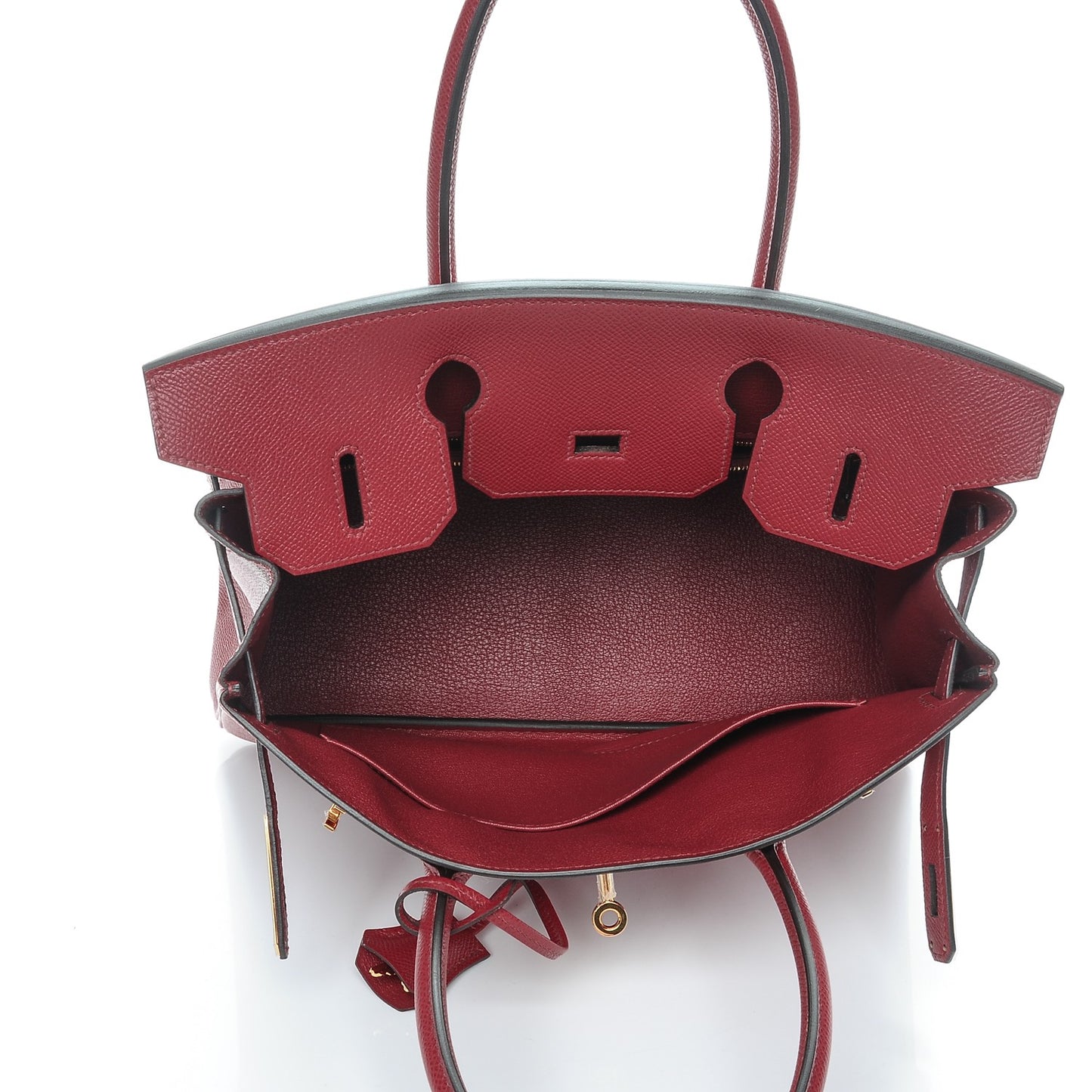 Epsom Birkin 30 Rouge Grenat