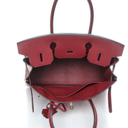 Hermes Epsom Birkin 30 Rouge Grenat 7 of 24