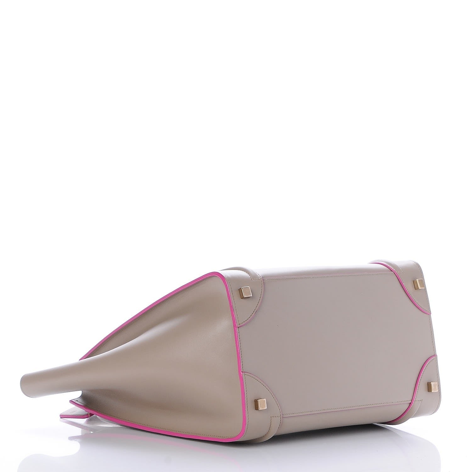 Celine Smooth Calfskin Mini Luggage Beige 4 of 7