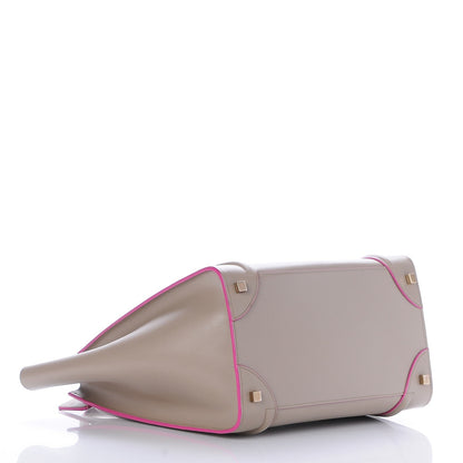 Celine Smooth Calfskin Mini Luggage Beige 4 of 7