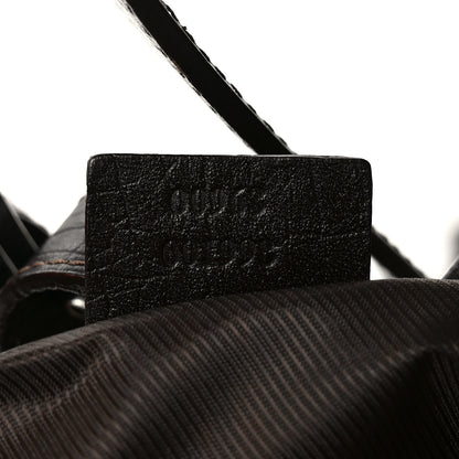 Gucci Monogram Web Jackie O Hobo Dark Brown 6 of 9