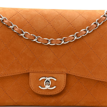 Chanel Nubuck Bull Jumbo Double Flap Camel 8 of 11