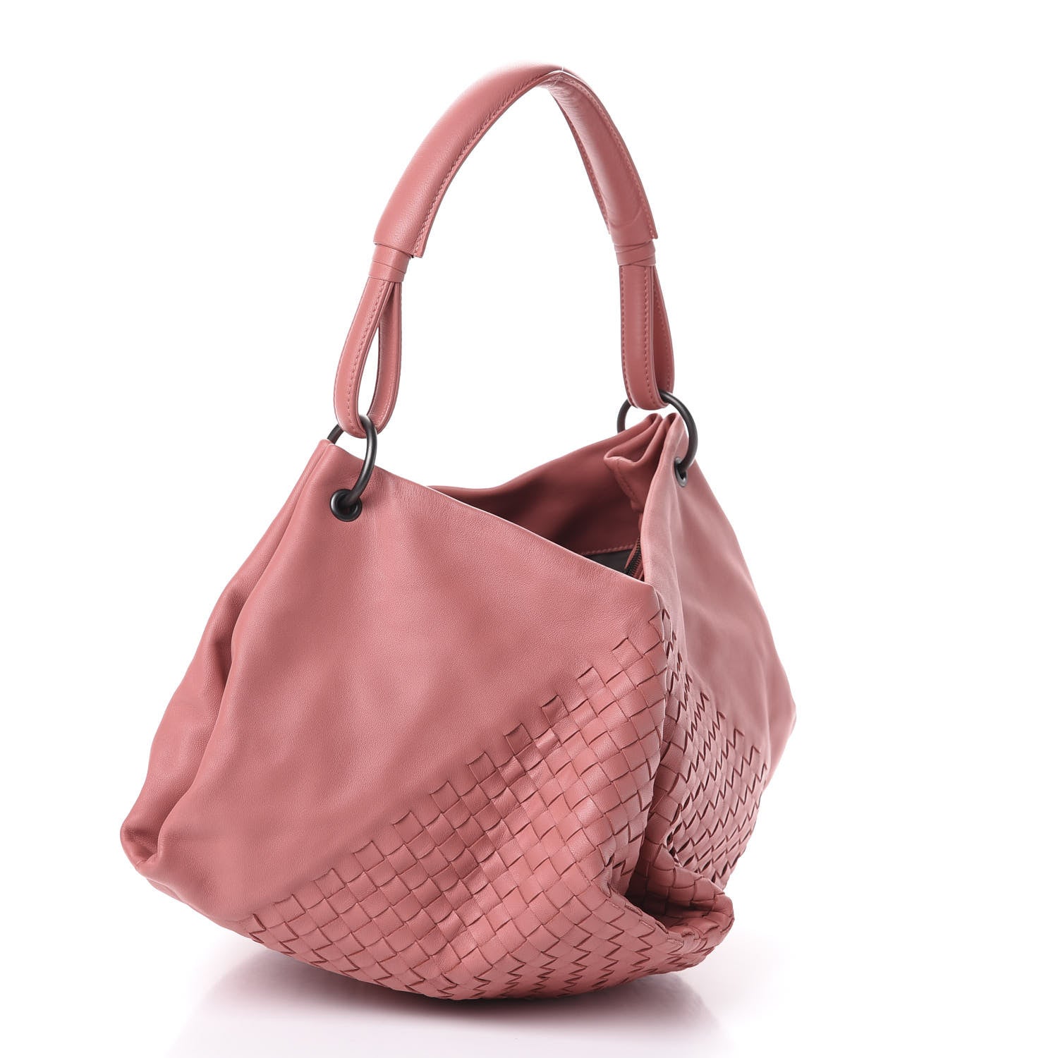 Bottega Veneta Nappa Intrecciato Aquilone Fortune Cookie Hobo Quarzo 3 of 9