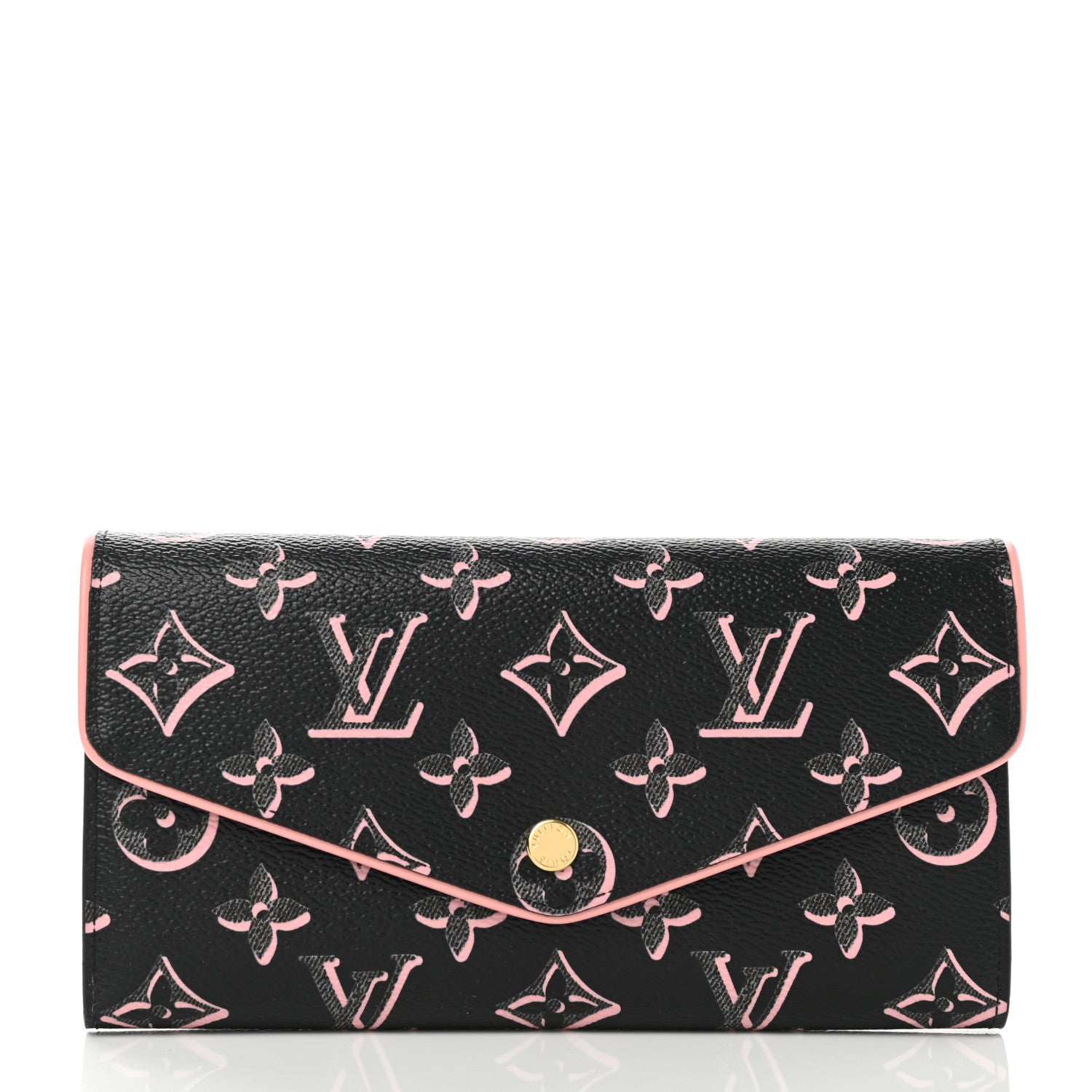 Louis Vuitton Monogram Fall For You Sarah Wallet Black 1 of 6