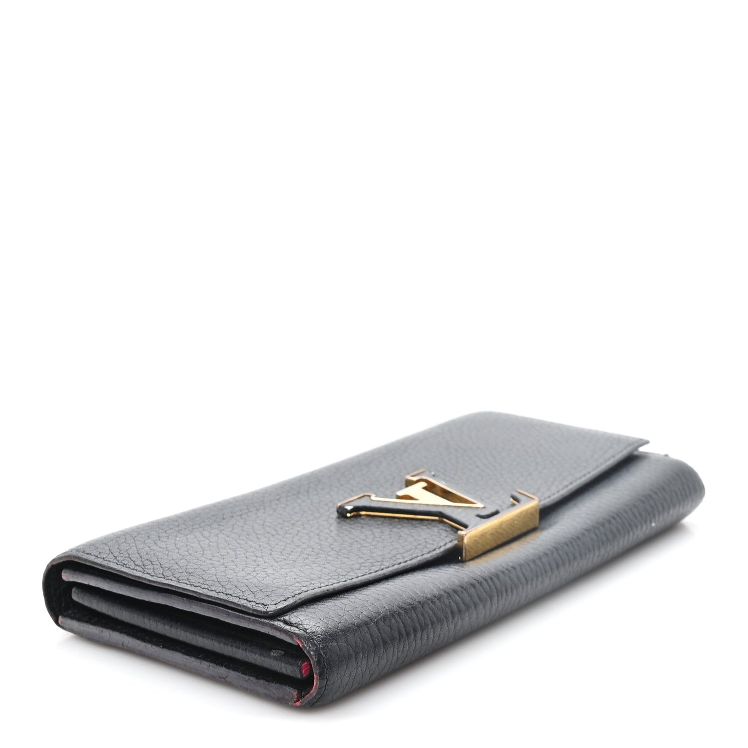 Louis Vuitton Taurillon Capucines Wallet Black 4 of 7