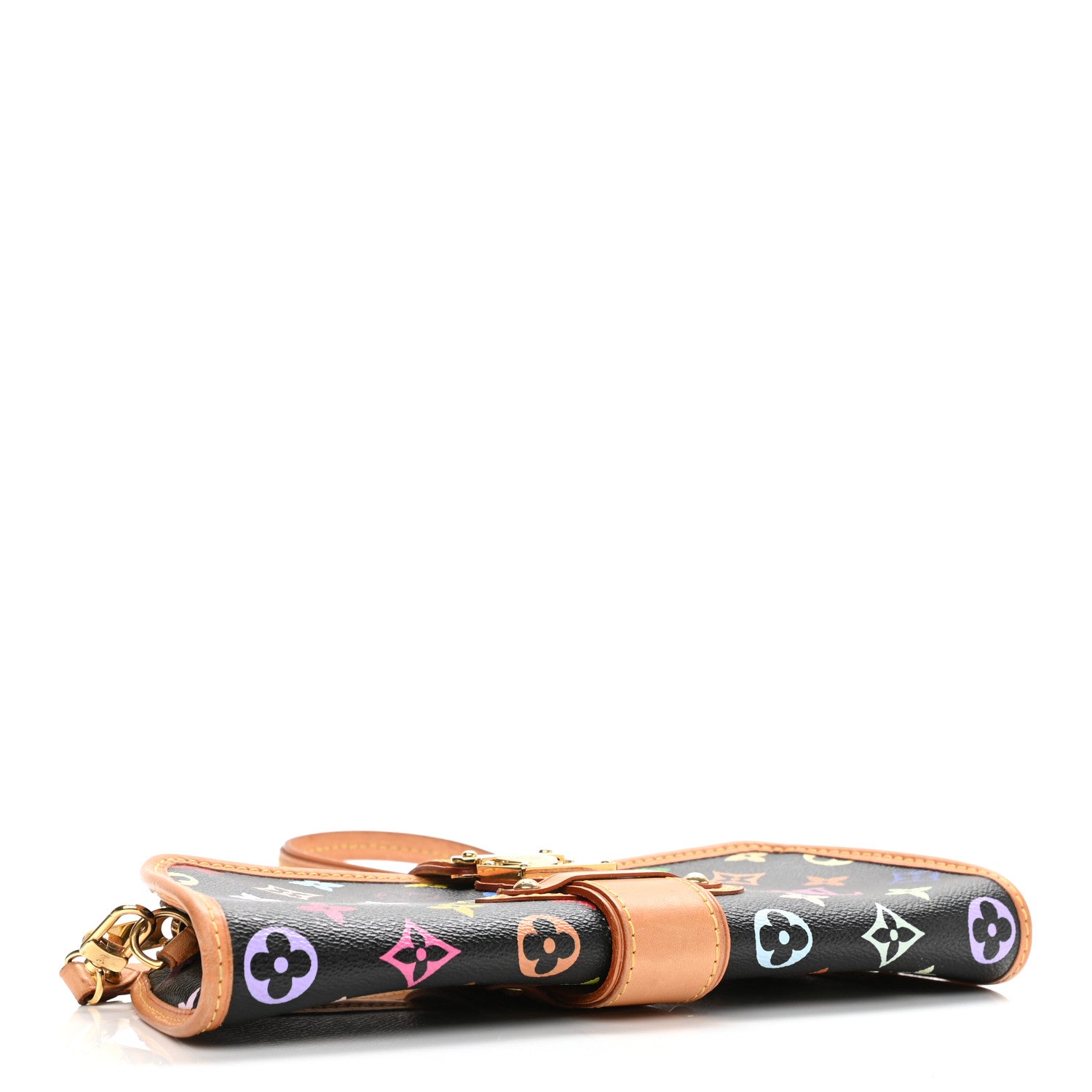 Louis Vuitton Monogram Multicolor Shirley Black 4 of 8