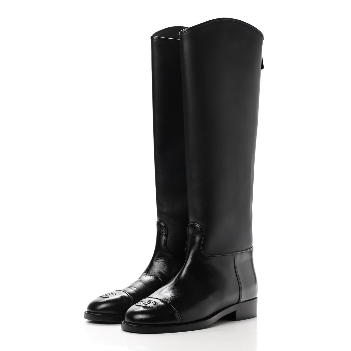 CC Cap Toe Boots 36.5 Black