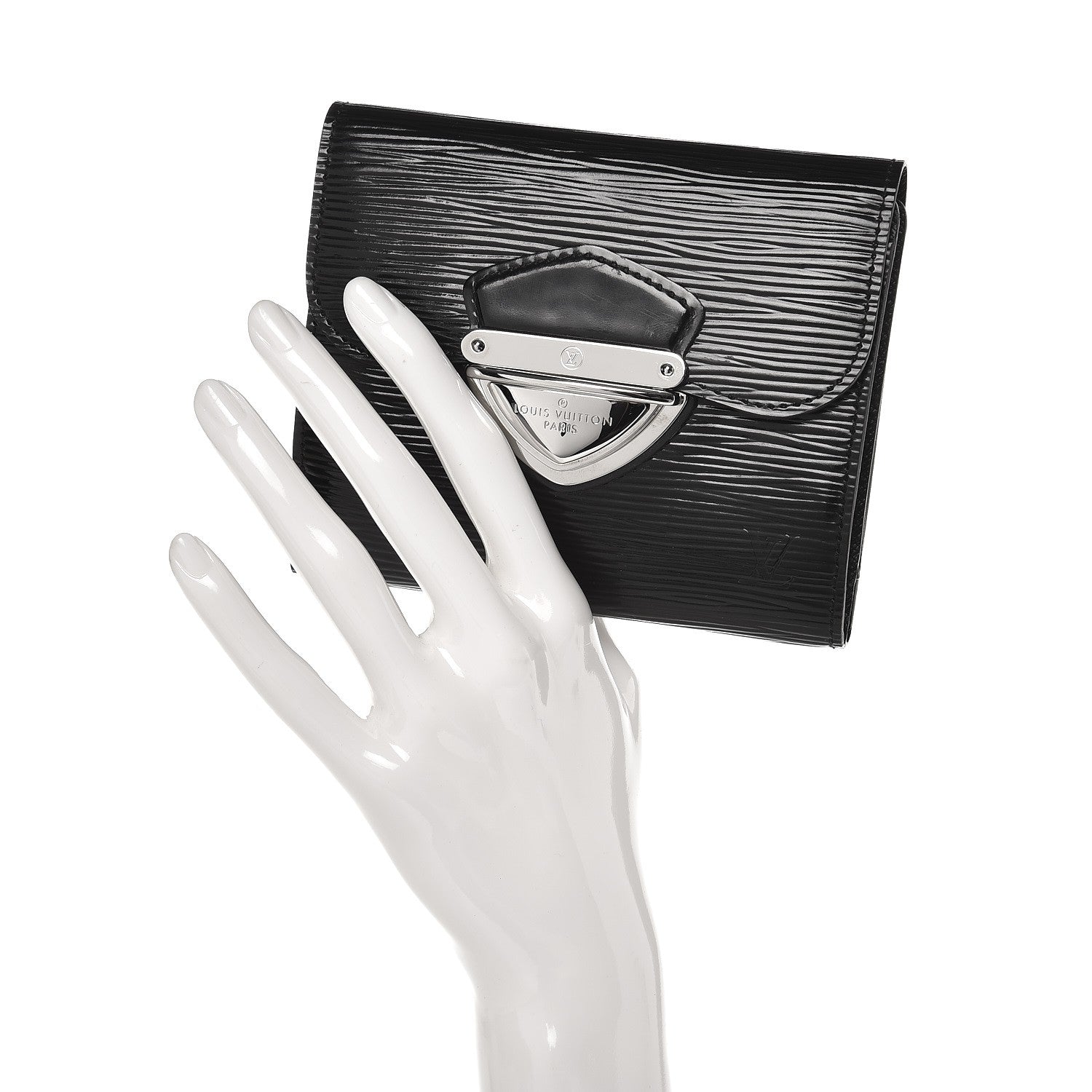 Louis Vuitton Electric Epi Joey Wallet Black 2 of 6